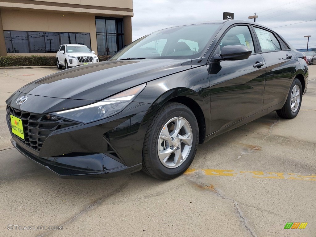 2021 Elantra SE - Phantom Black / Black photo #2