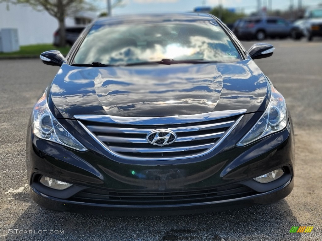 2014 Sonata SE - Phantom Black Metallic / Black photo #2