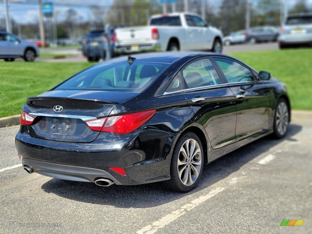 2014 Sonata SE - Phantom Black Metallic / Black photo #3