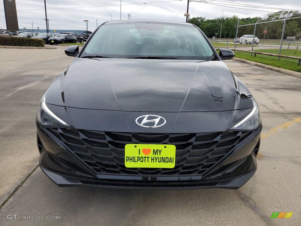 2021 Elantra SE - Phantom Black / Black photo #9