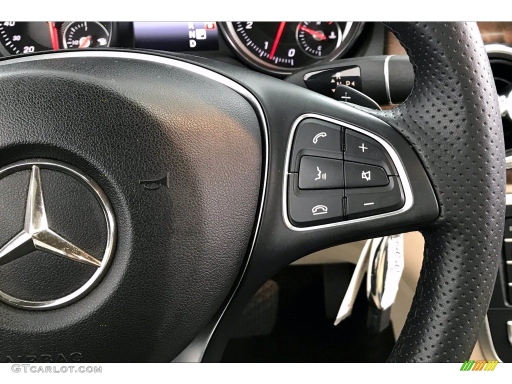2018 Mercedes-Benz GLA 250 4Matic Sahara Beige Steering Wheel Photo #141768920
