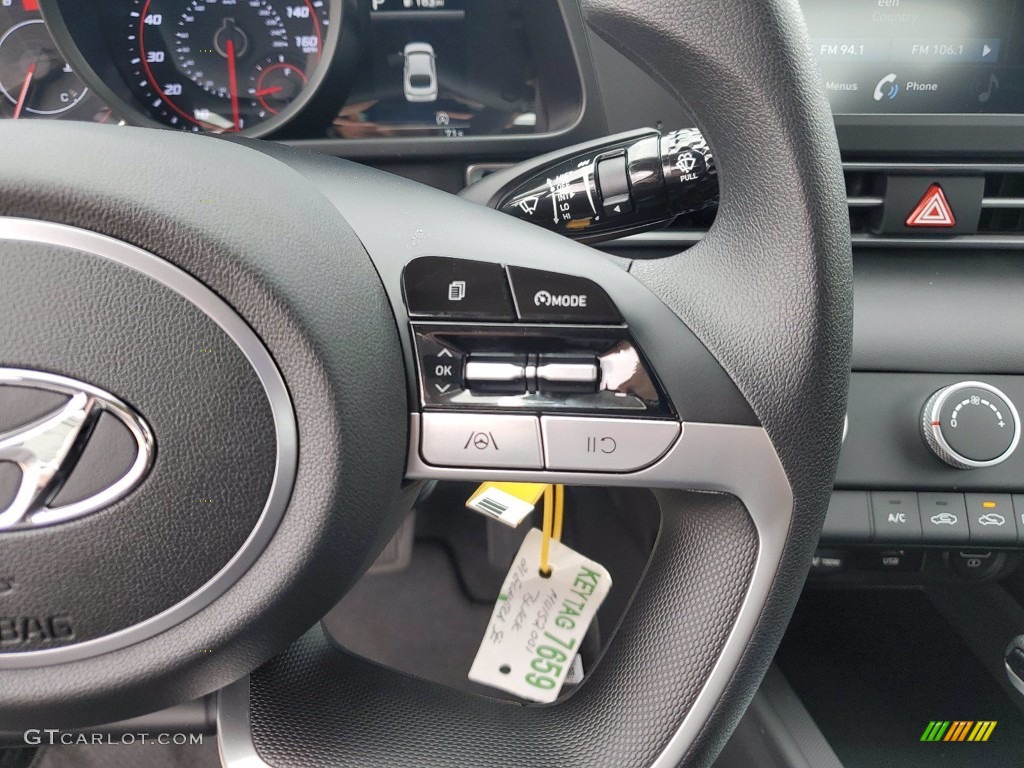 2021 Elantra SE - Phantom Black / Black photo #17