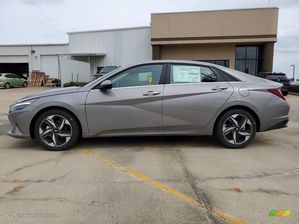 2021 Elantra SEL - Fluid Metal / Black photo #7
