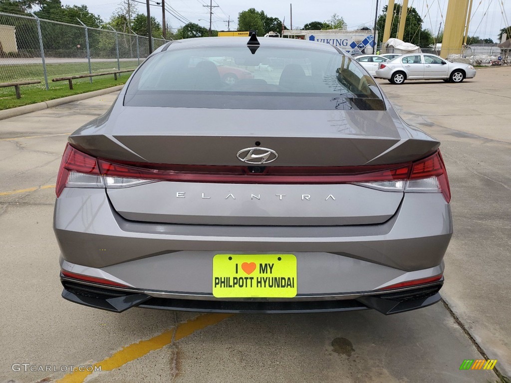 2021 Elantra SEL - Fluid Metal / Black photo #8