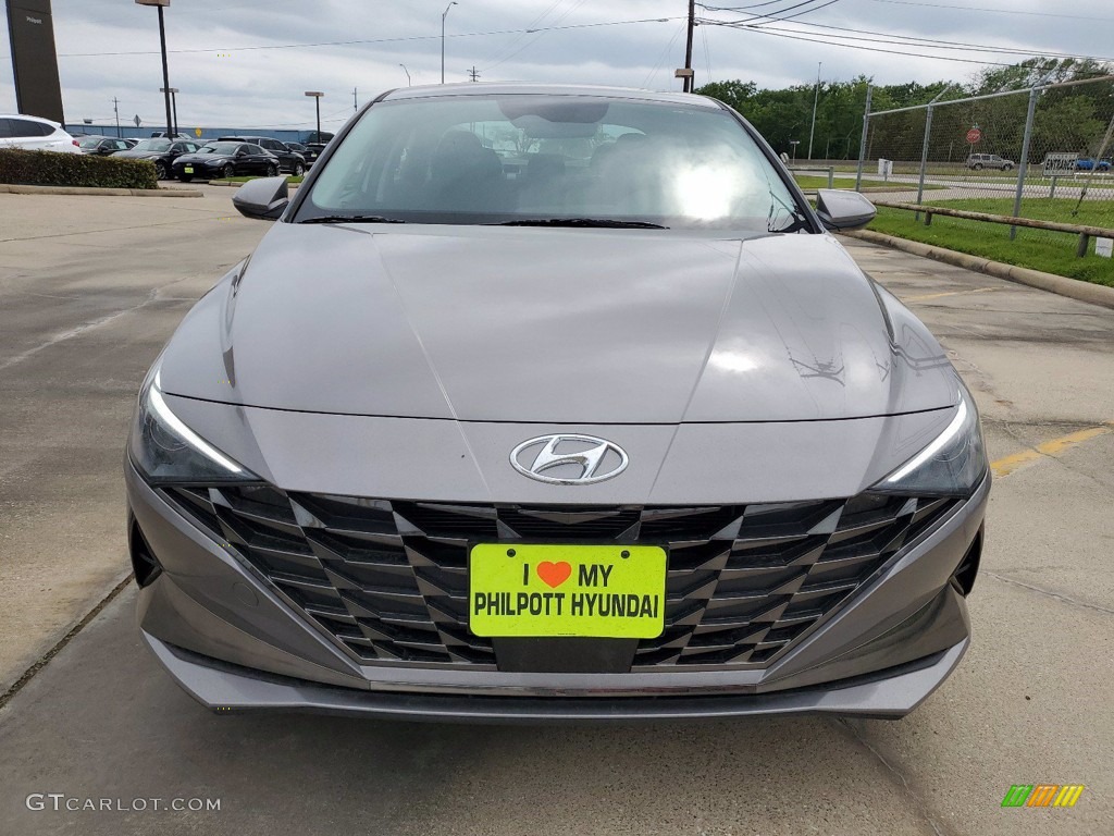 2021 Elantra SEL - Fluid Metal / Black photo #9