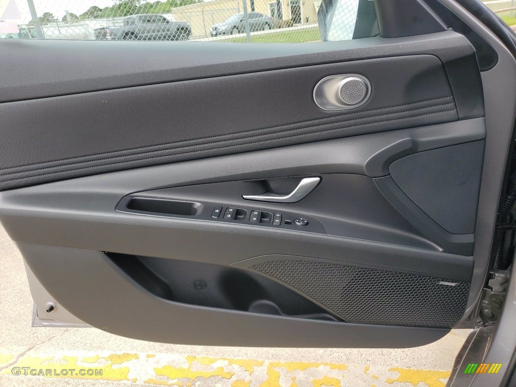 2021 Elantra SEL - Fluid Metal / Black photo #13