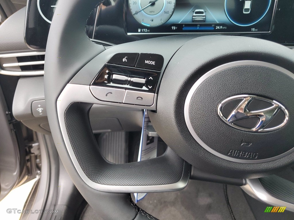 2021 Elantra SEL - Fluid Metal / Black photo #16