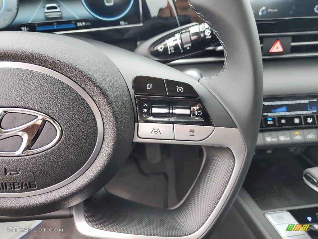 2021 Elantra SEL - Fluid Metal / Black photo #17