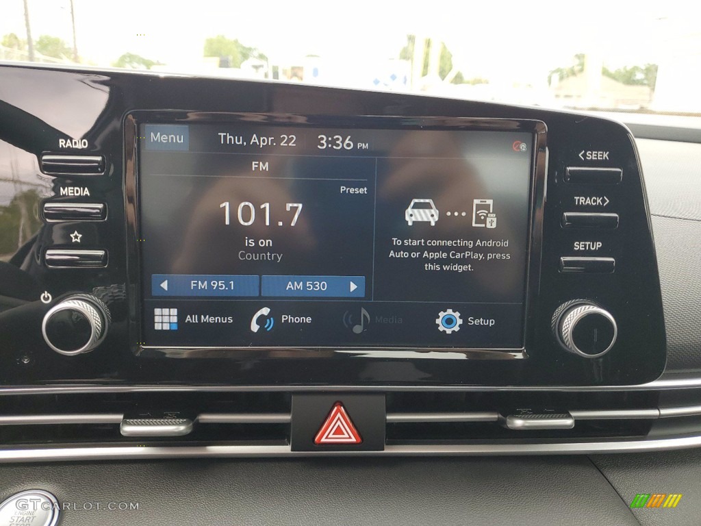 2021 Elantra SEL - Fluid Metal / Black photo #19