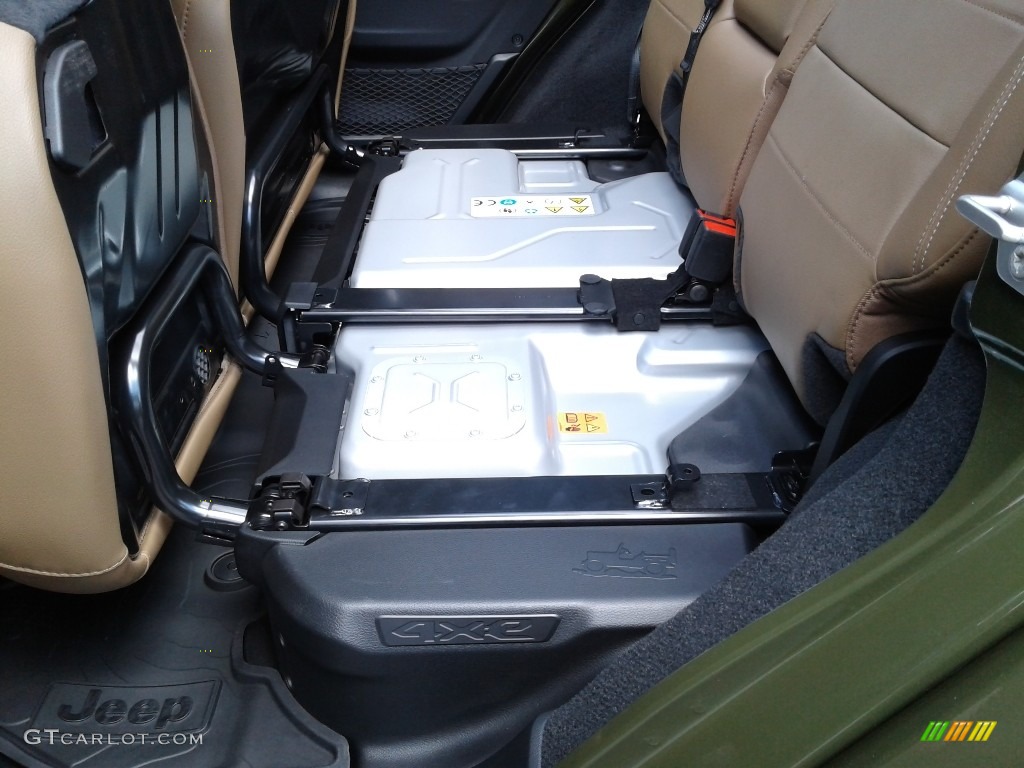 2021 Jeep Wrangler Unlimited Sahara 4xe Hybrid Rear Seat Photo #141769724