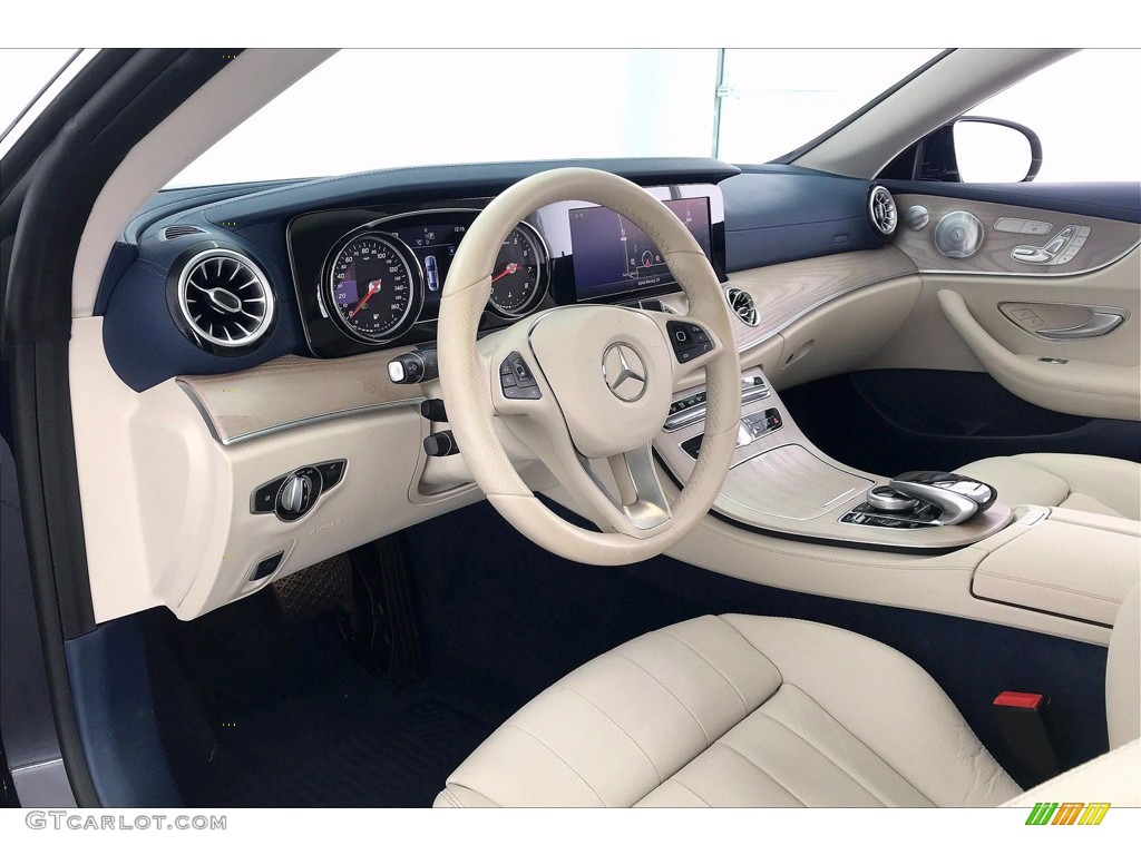 Macchiato Beige/Yacht Blue Interior 2018 Mercedes-Benz E 400 Coupe Photo #141770678