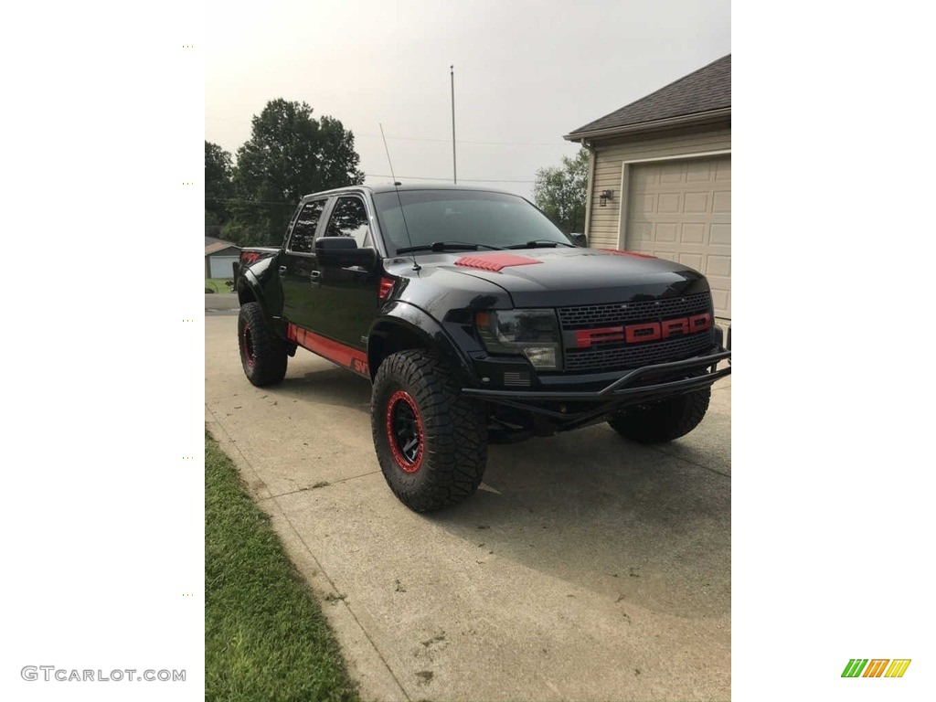 2014 F150 SVT Raptor SuperCrew 4x4 - Tuxedo Black / Black photo #1