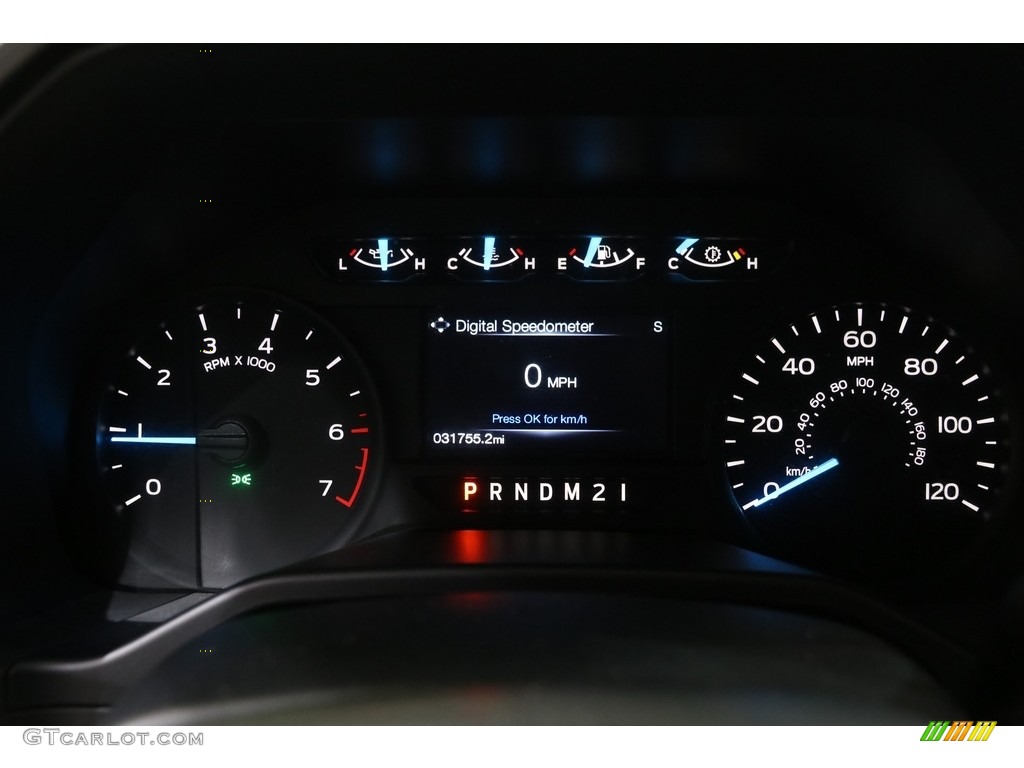 2017 F150 XL SuperCab 4x4 - Blue Jeans / Earth Gray photo #8