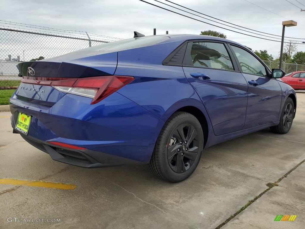 2021 Elantra SEL - Intense Blue / Black photo #3