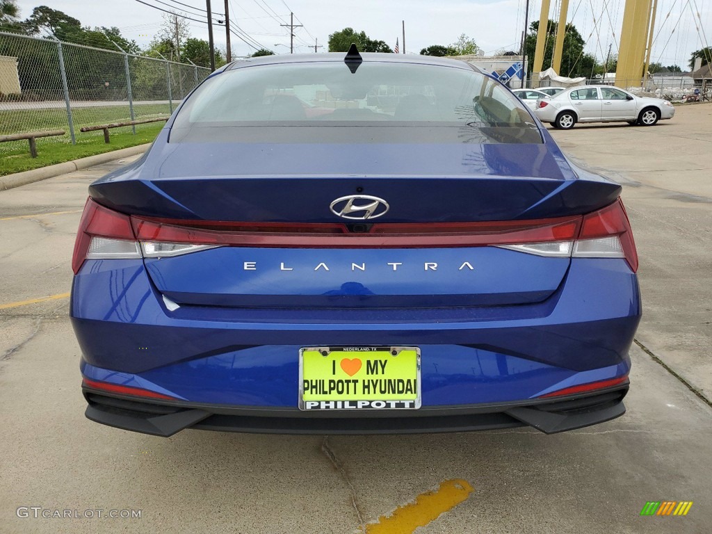 2021 Elantra SEL - Intense Blue / Black photo #8