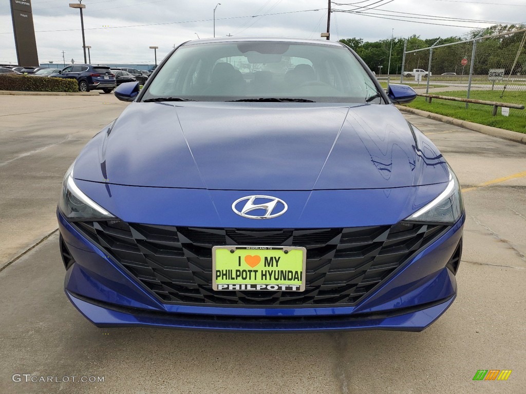 2021 Elantra SEL - Intense Blue / Black photo #9