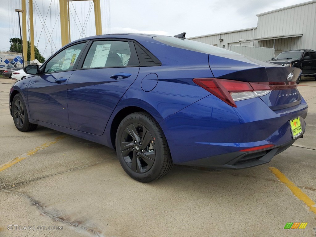 2021 Elantra SEL - Intense Blue / Black photo #11