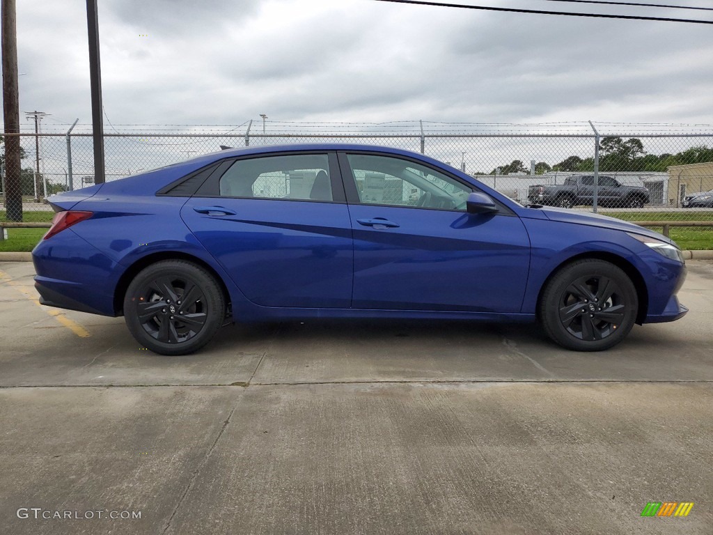 2021 Elantra SEL - Intense Blue / Black photo #12
