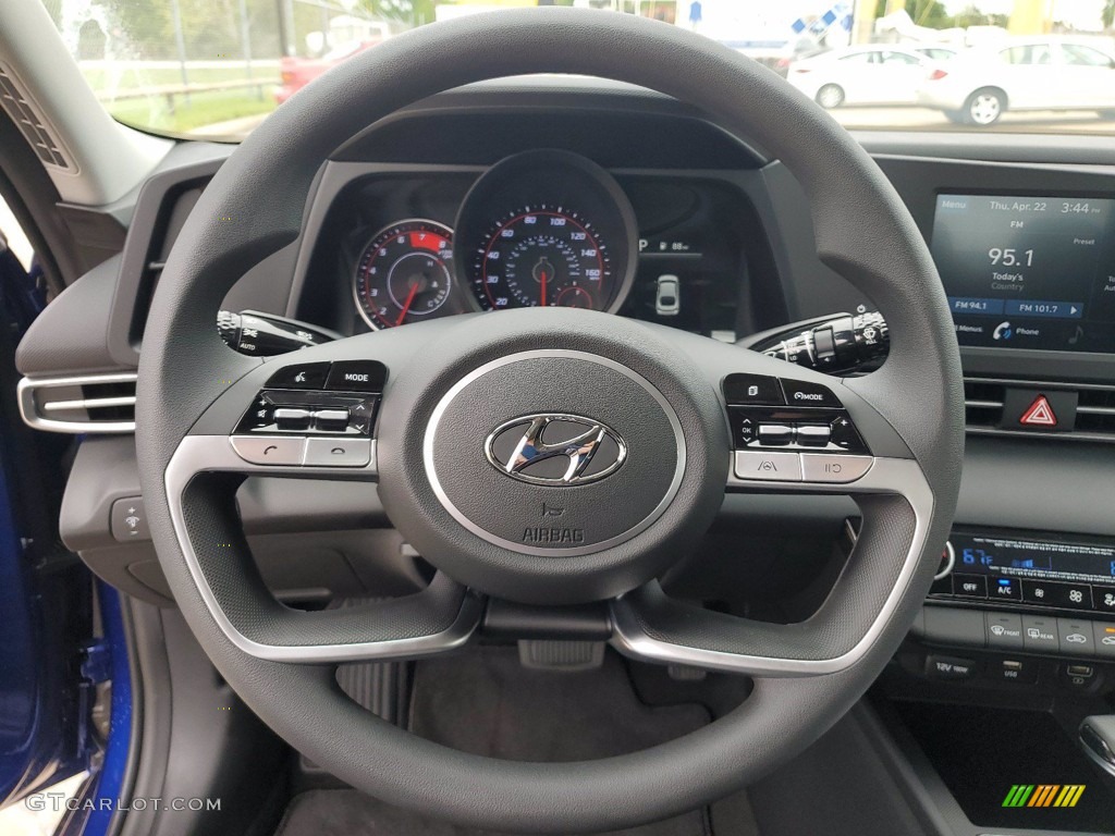 2021 Elantra SEL - Intense Blue / Black photo #15