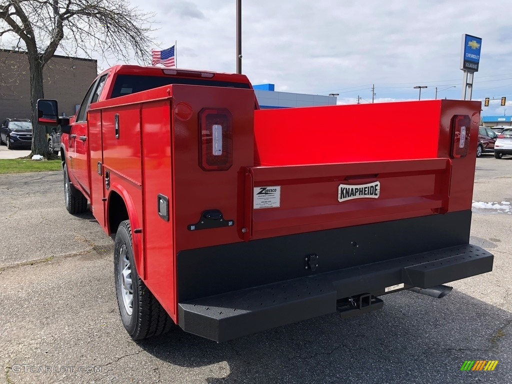 2021 Silverado 2500HD Work Truck Double Cab Utility - Red Hot / Jet Black photo #4