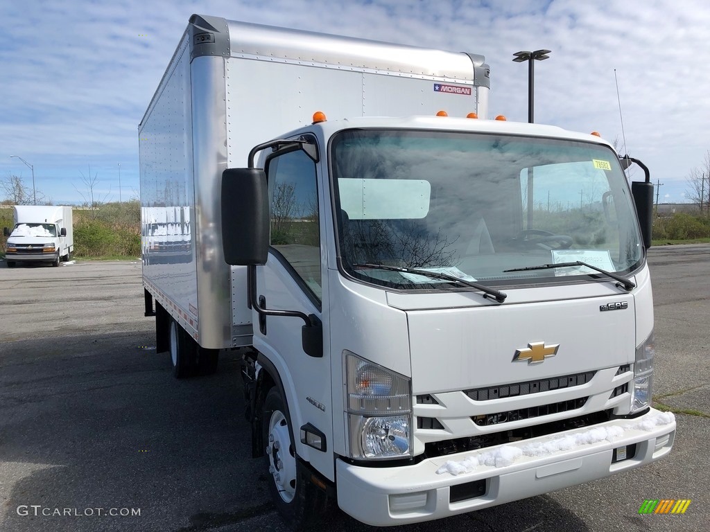 Arctic White 2021 Chevrolet Low Cab Forward 4500 Moving Truck Exterior Photo #141772962