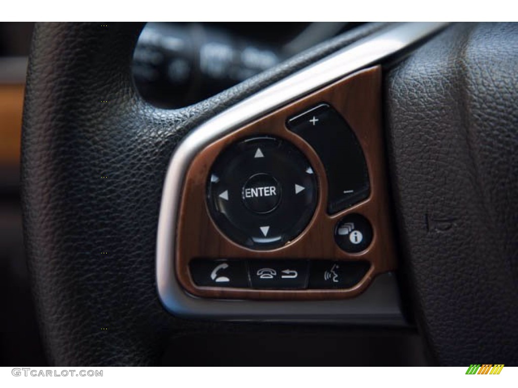 2019 CR-V EX - Obsidian Blue Pearl / Black photo #12