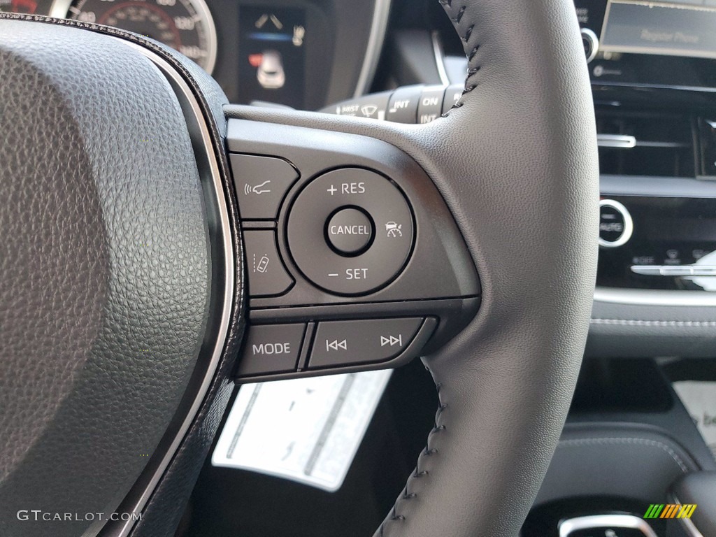 2021 Toyota Corolla Hatchback SE Black Steering Wheel Photo #141773423