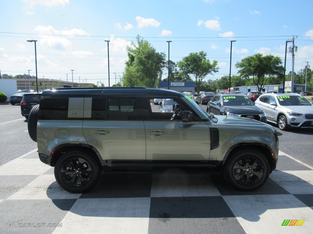 2021 Defender 110 X-Dynamic HSE - Pangea Green Metallic / Khaki photo #3