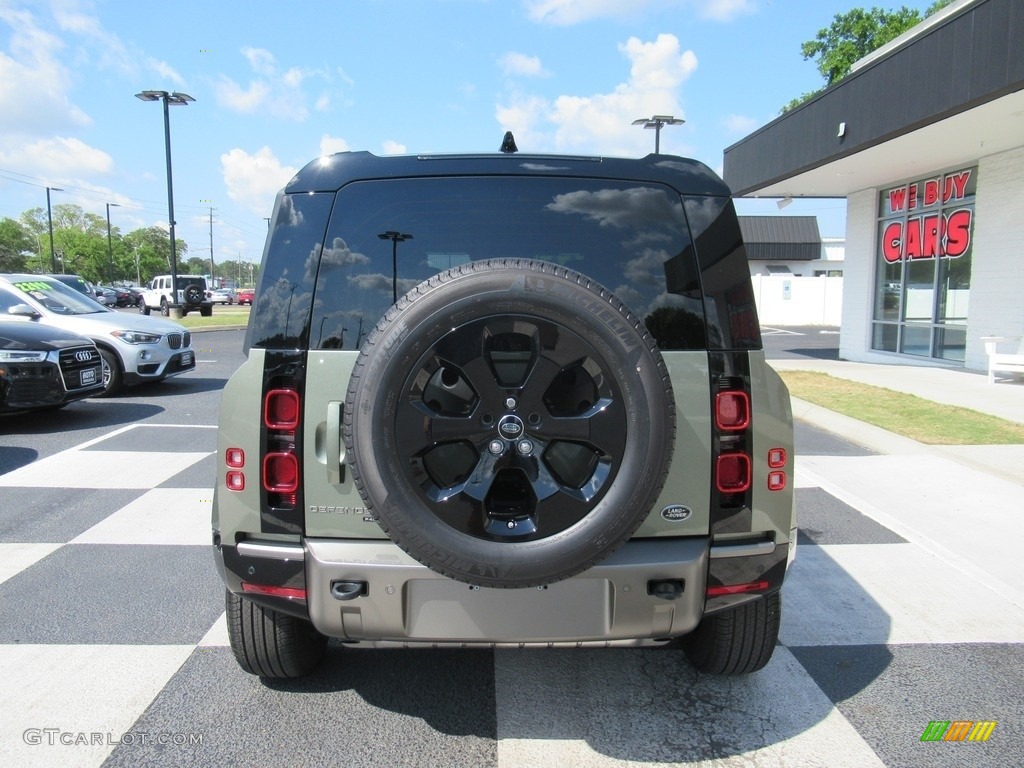 2021 Defender 110 X-Dynamic HSE - Pangea Green Metallic / Khaki photo #4