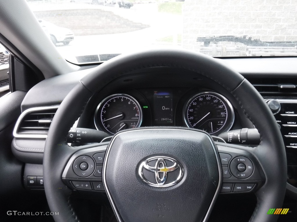 2018 Camry SE - Predawn Gray Mica / Black photo #23