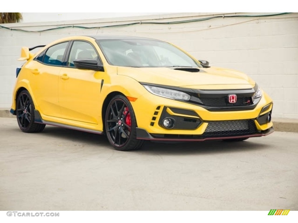 2021 Civic Type R Limited Edition - Limited Edition Phoenix Yellow / Black/Red photo #1