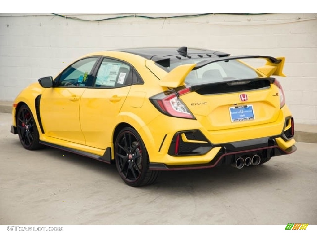 2021 Civic Type R Limited Edition - Limited Edition Phoenix Yellow / Black/Red photo #2