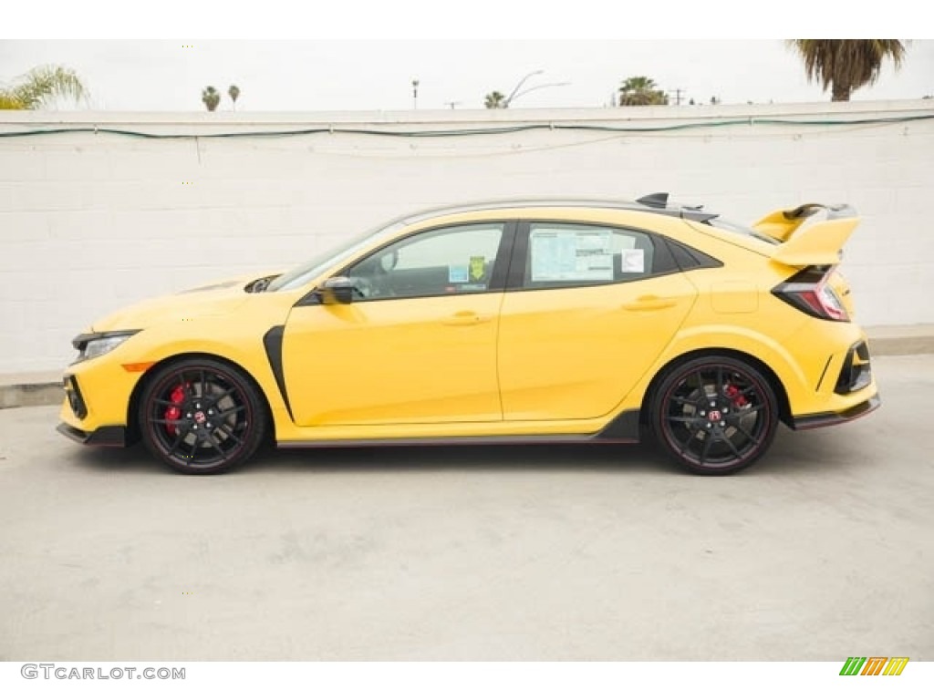 2021 Civic Type R Limited Edition - Limited Edition Phoenix Yellow / Black/Red photo #4