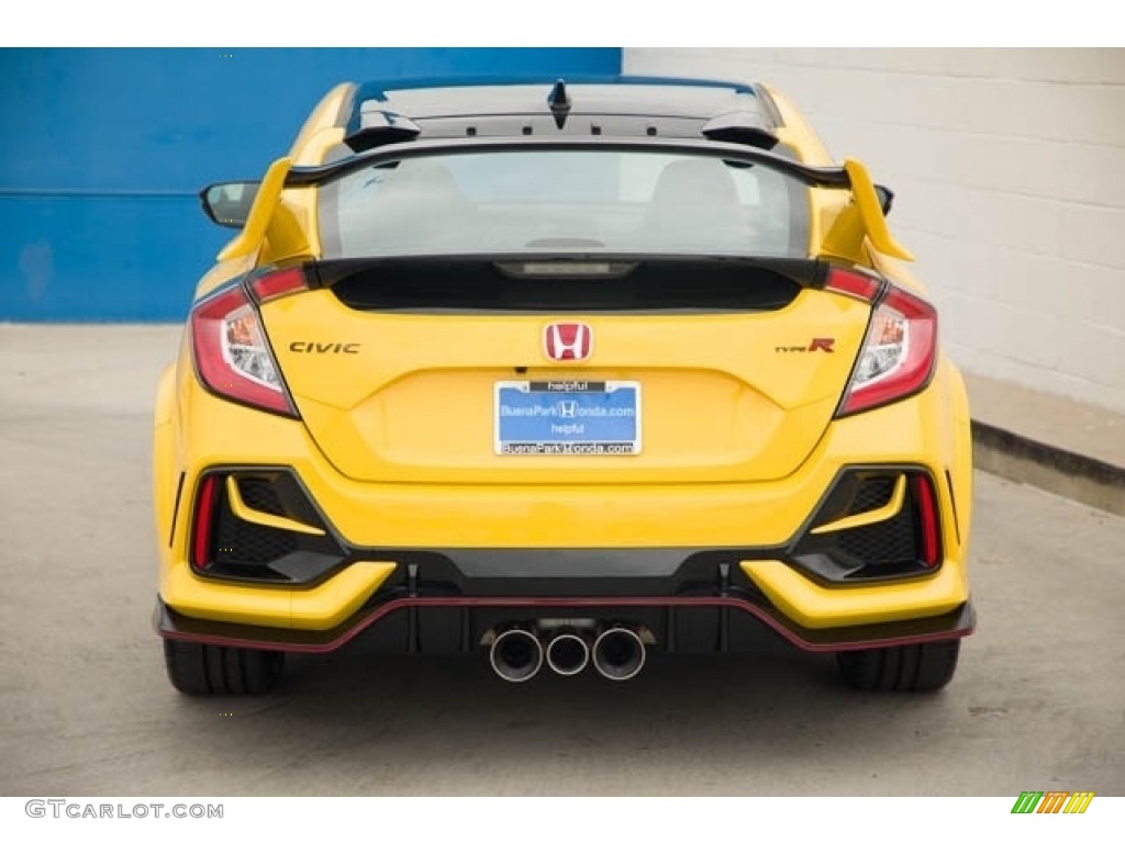 2021 Civic Type R Limited Edition - Limited Edition Phoenix Yellow / Black/Red photo #5