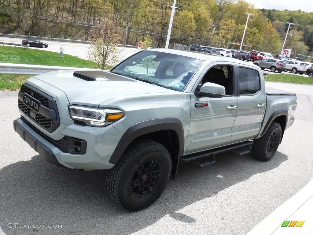 2021 Tacoma TRD Pro Double Cab 4x4 - Lunar Rock / Black/Red photo #18