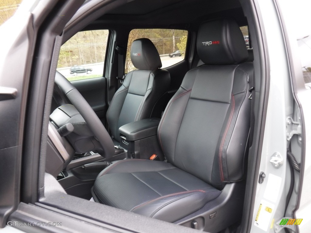 Black/Red Interior 2021 Toyota Tacoma TRD Pro Double Cab 4x4 Photo #141776966