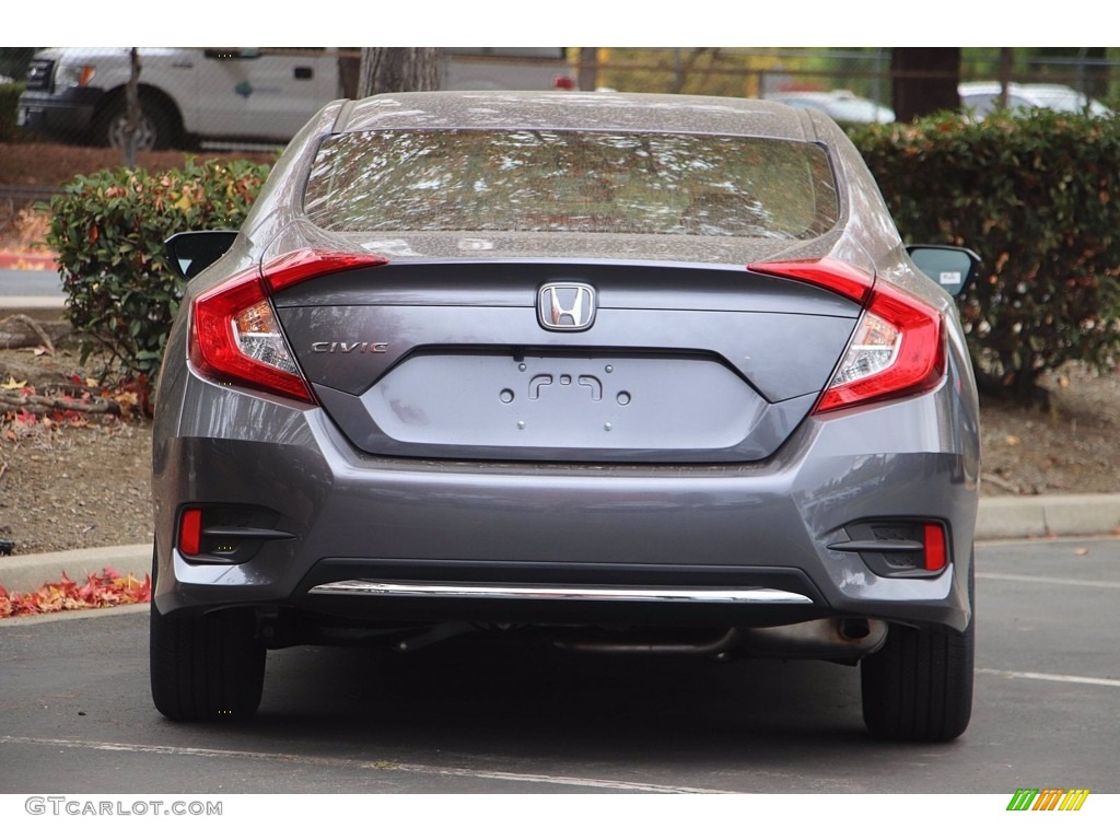 2021 Civic LX Sedan - Modern Steel Metallic / Gray photo #6