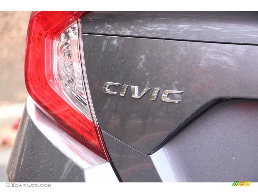 2021 Civic LX Sedan - Modern Steel Metallic / Gray photo #7