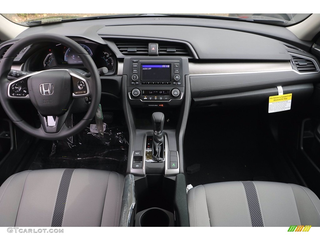 2021 Civic LX Sedan - Modern Steel Metallic / Gray photo #12