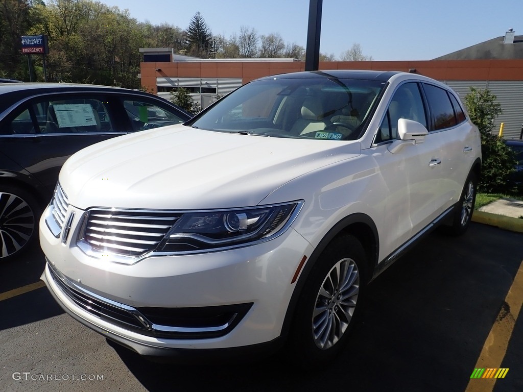 2017 MKX Select AWD - White Platinum / Cappuccino photo #1