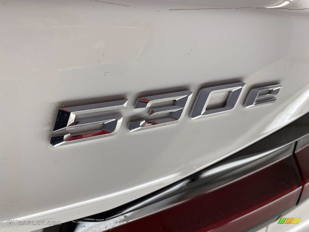 2021 5 Series 530e Sedan - Alpine White / Black photo #8
