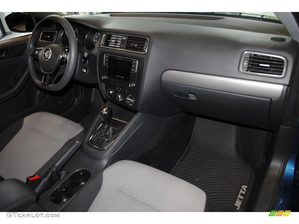 2018 Jetta S - Silk Blue Metallic / Black/Palladium Gray photo #15