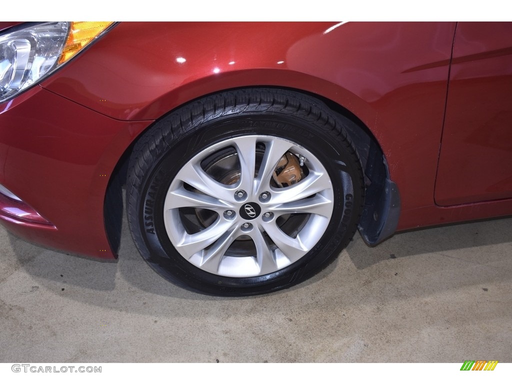2012 Sonata Limited - Sparkling Ruby Red / Camel photo #5