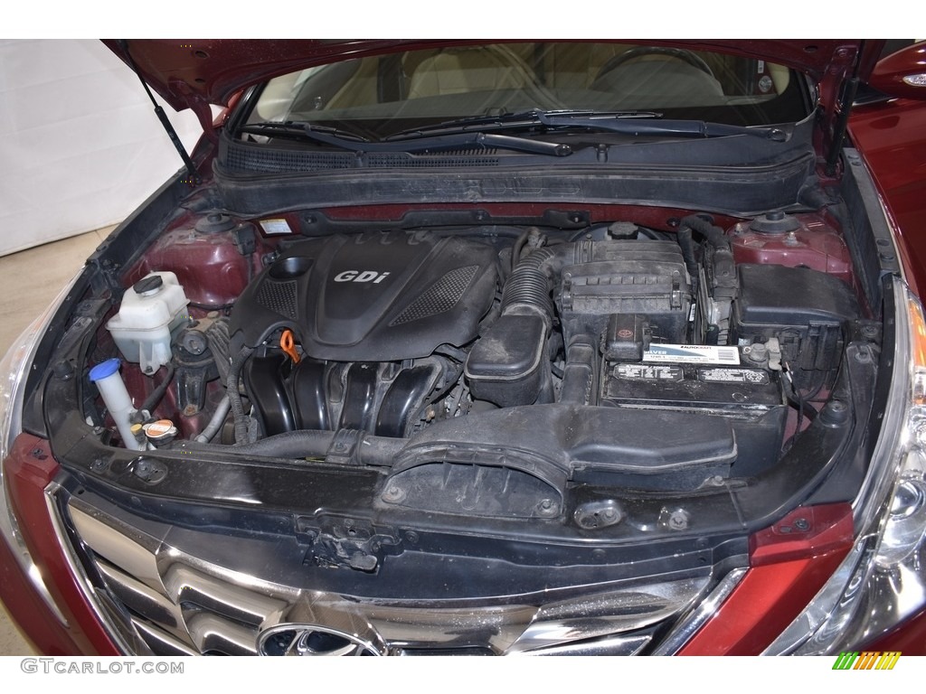 2012 Sonata Limited - Sparkling Ruby Red / Camel photo #7