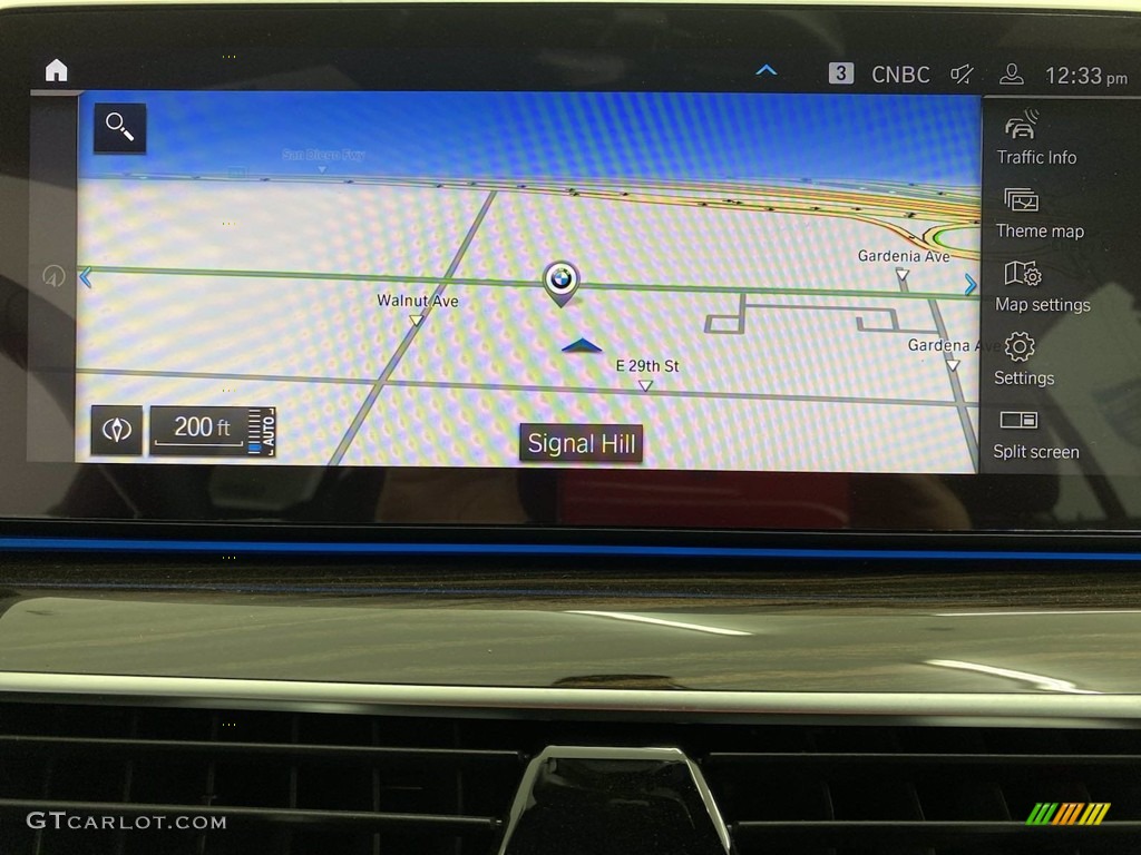 2021 BMW 5 Series 530e Sedan Navigation Photo #141778313