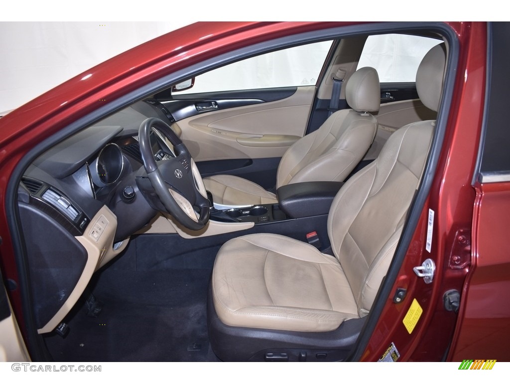 2012 Sonata Limited - Sparkling Ruby Red / Camel photo #8
