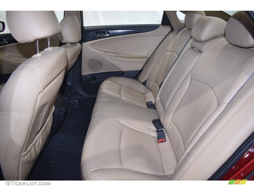 2012 Sonata Limited - Sparkling Ruby Red / Camel photo #9