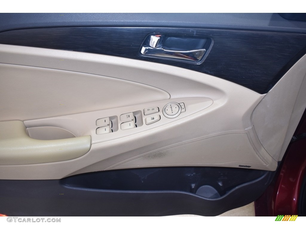 2012 Sonata Limited - Sparkling Ruby Red / Camel photo #11