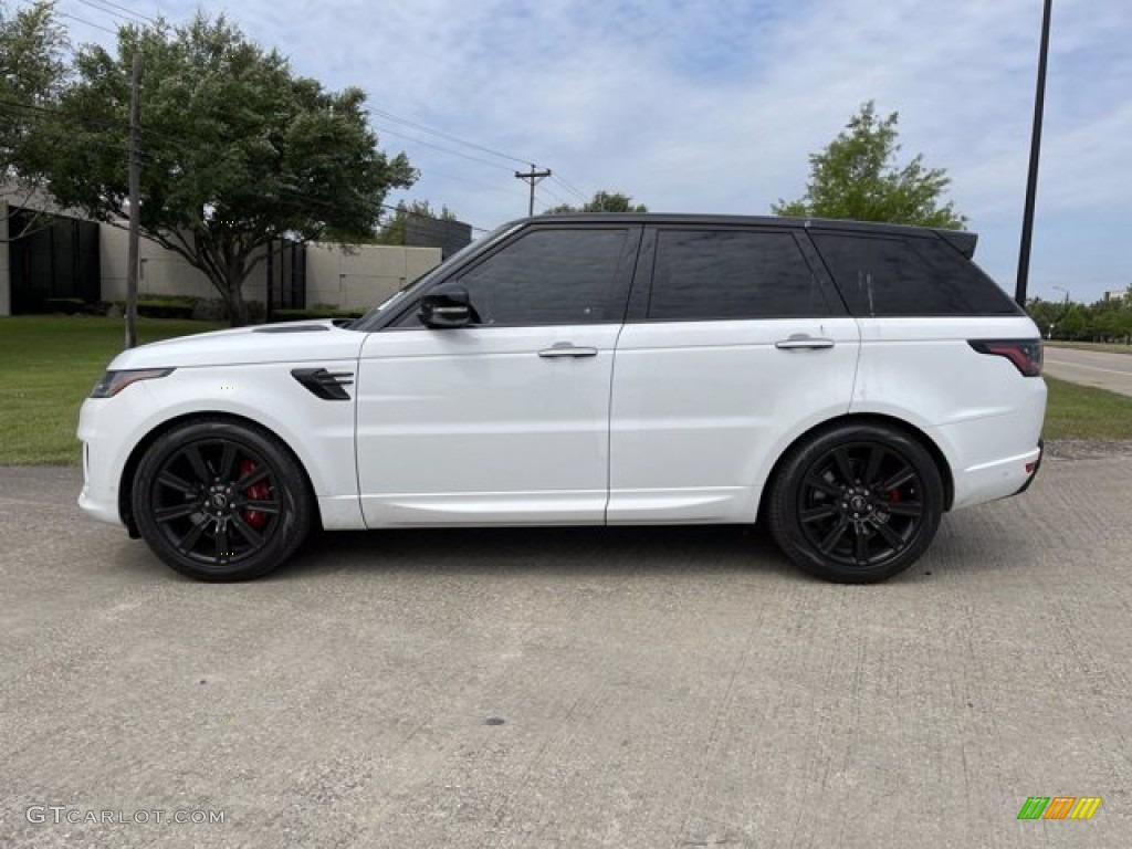 Fuji White 2021 Land Rover Range Rover Sport HST Exterior Photo #141778670