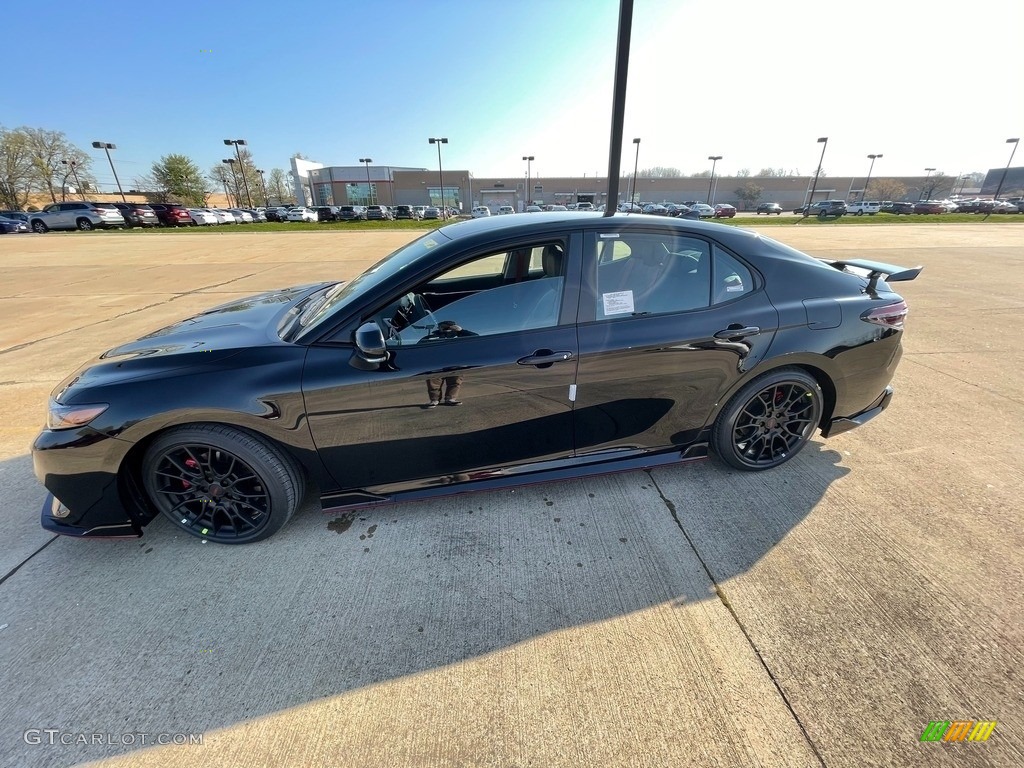 Midnight Black Metallic 2021 Toyota Camry TRD Exterior Photo #141778778